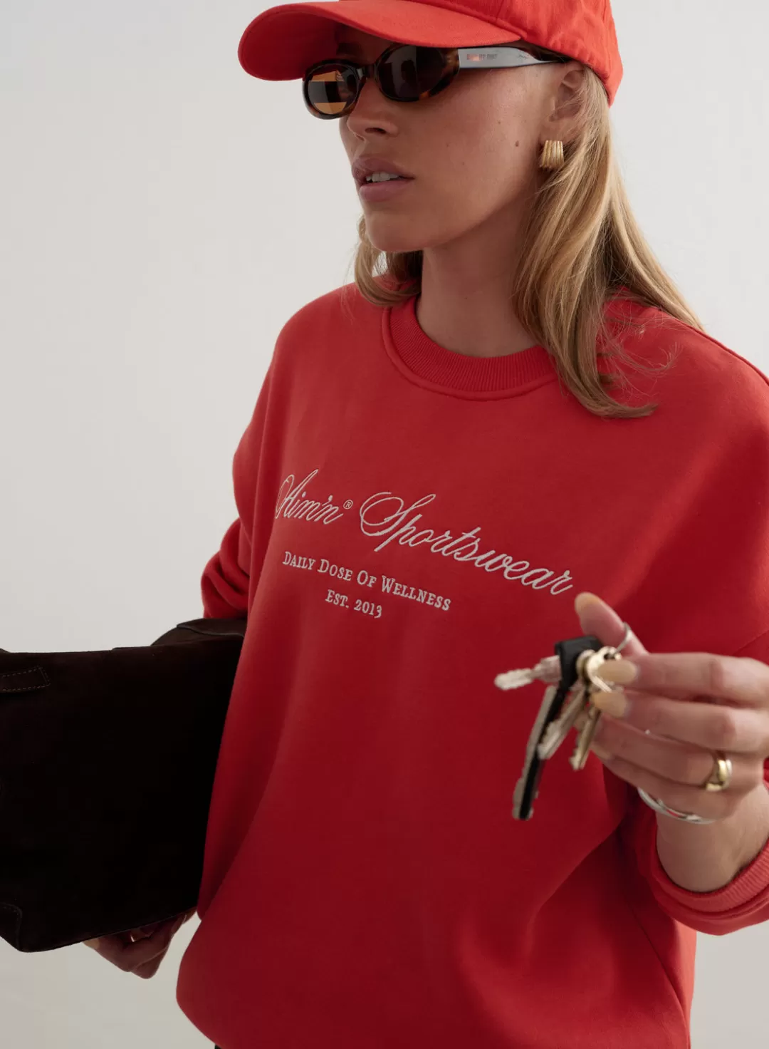 AIM’N 90's Red Heritage Sweatshirt 90s-red Cheap