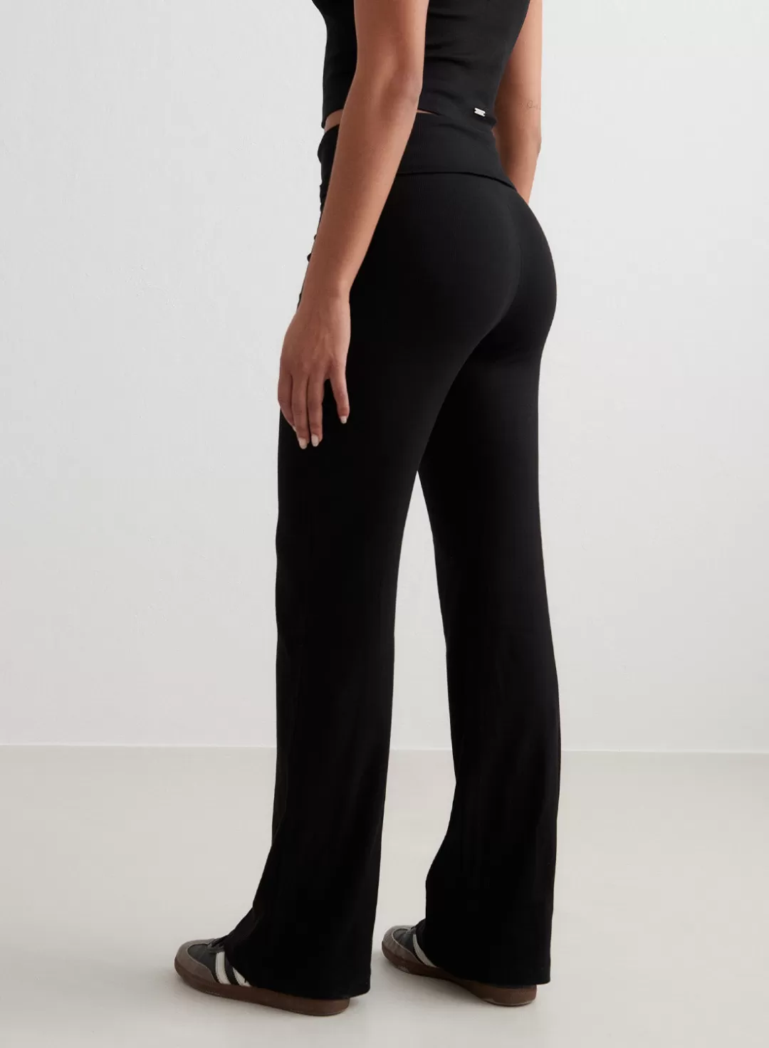 AIM’N Ease Ribbed Pants Black Sale