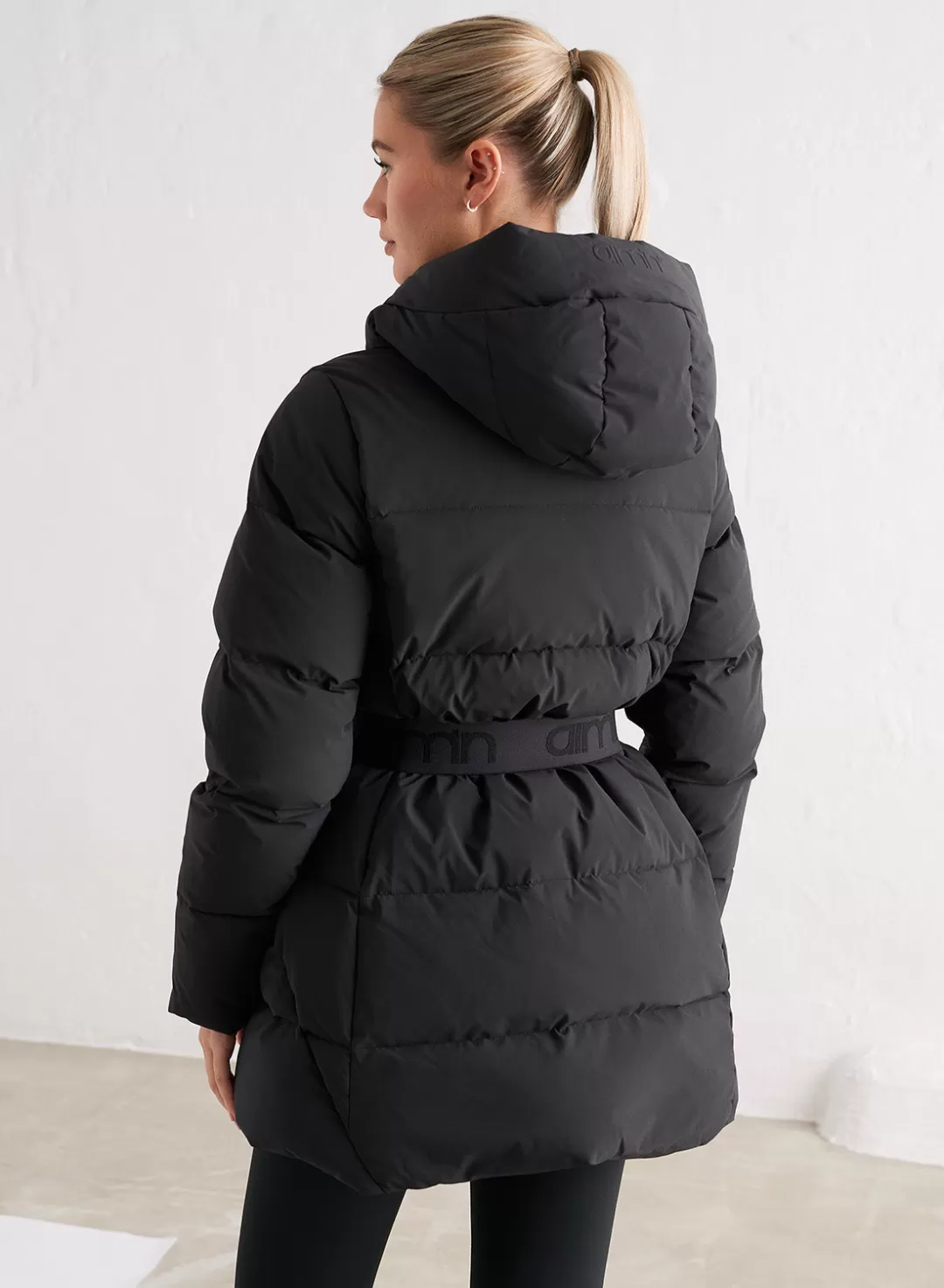 AIM’N Black Padded Parka Clearance