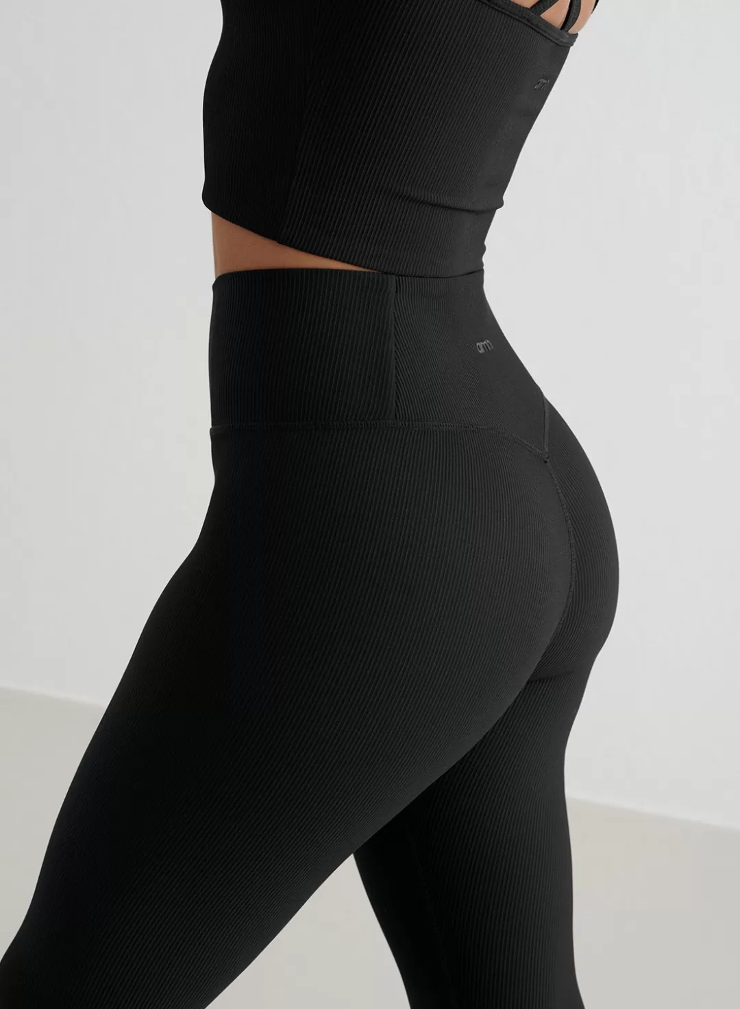 AIM’N Ribbed Performance Tights Black Flash Sale