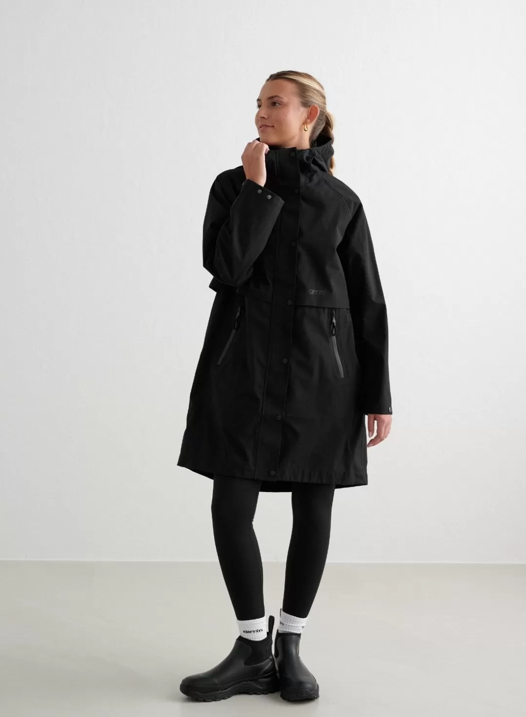 AIM’N Waterproof Parka Black Fashion