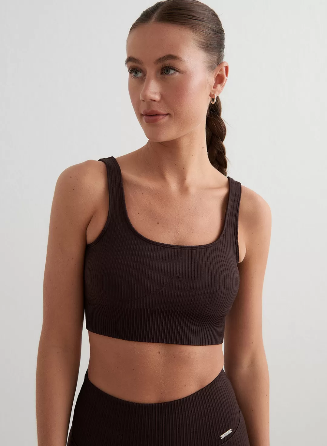 AIM’N Ribbed Seamless Bra Cacao Flash Sale