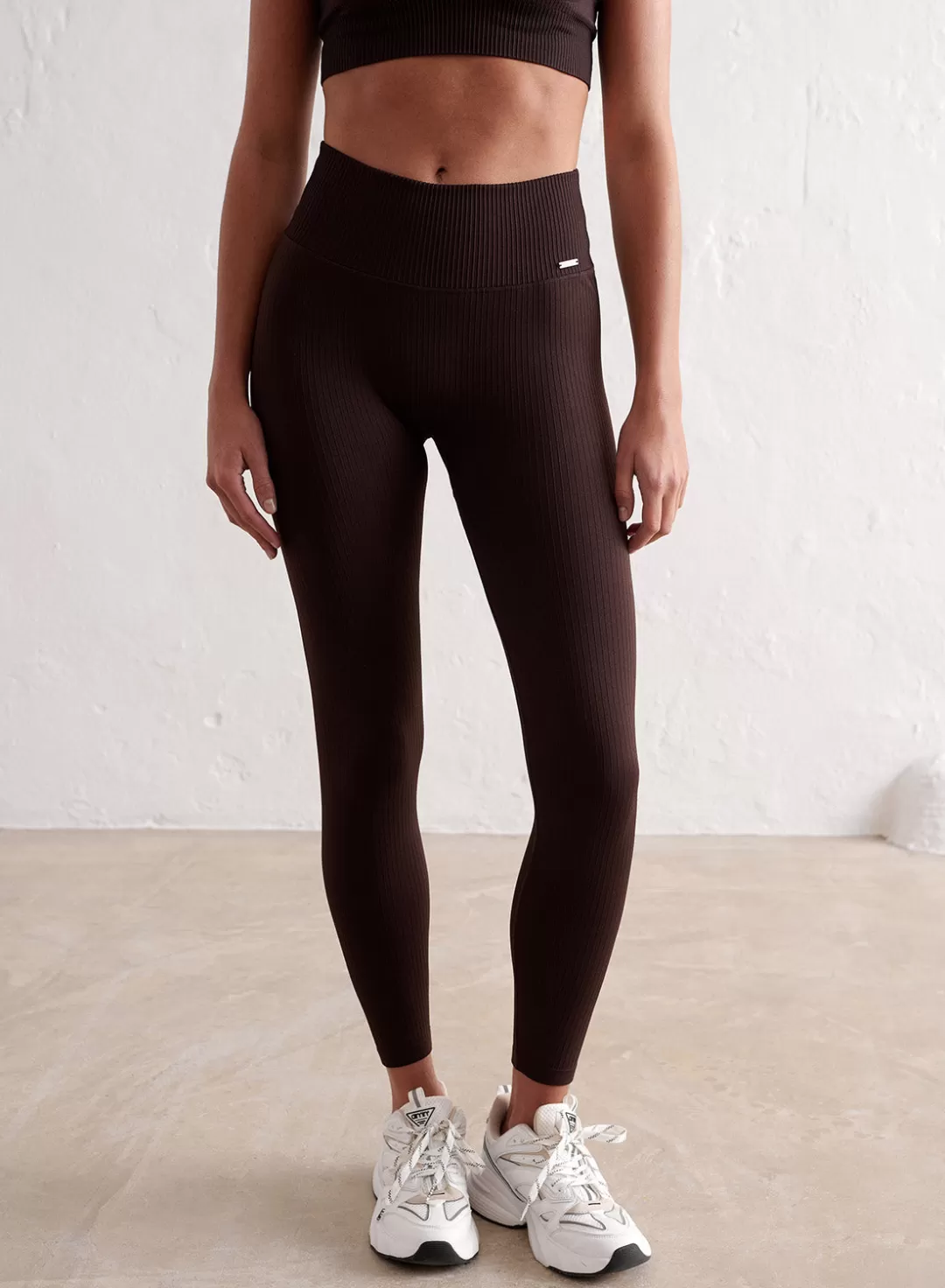 AIM’N Ribbed Seamless Tights Cacao Cheap