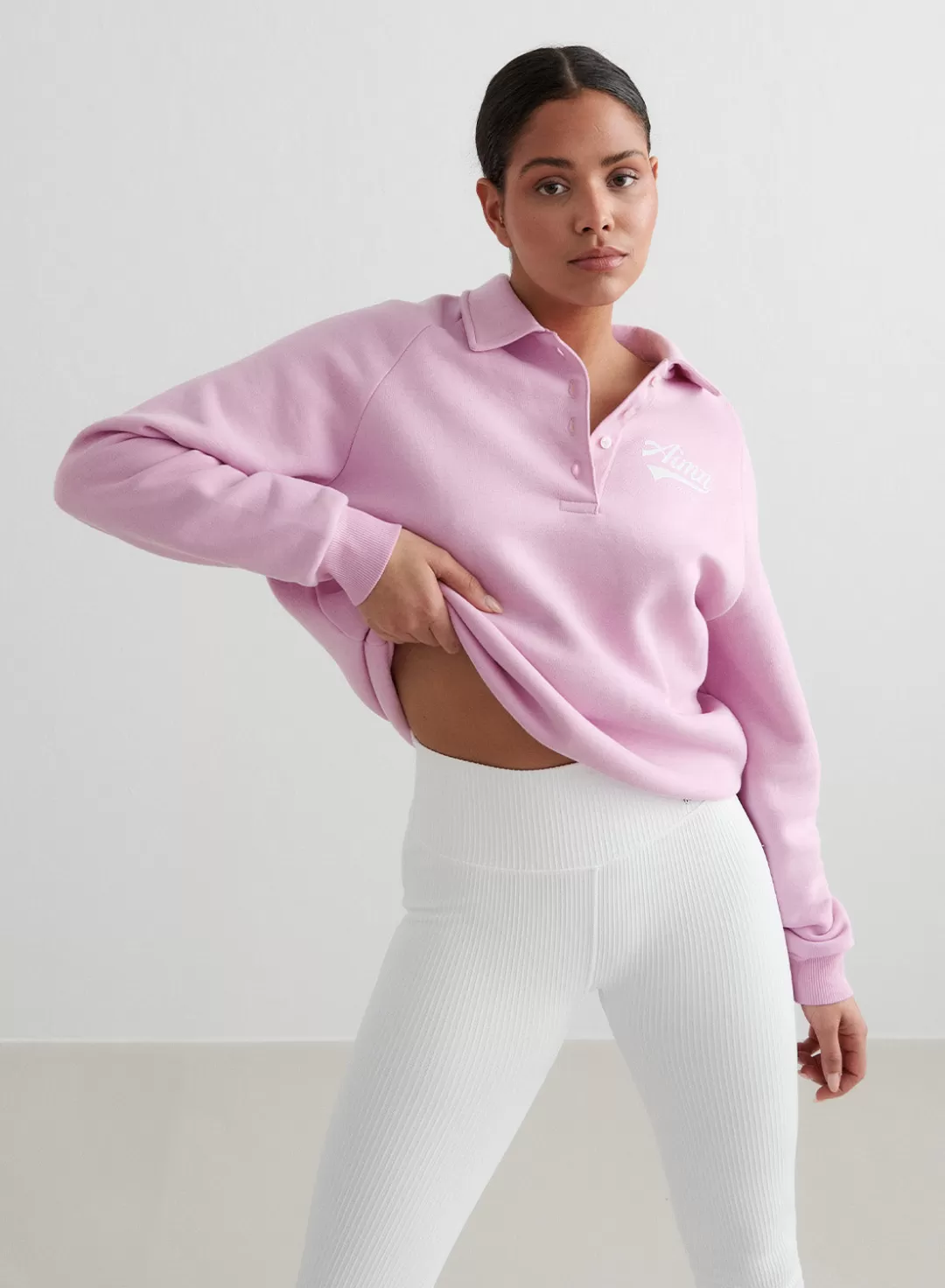 AIM’N Pitch Polo Sweatshirt Cotton candy Discount