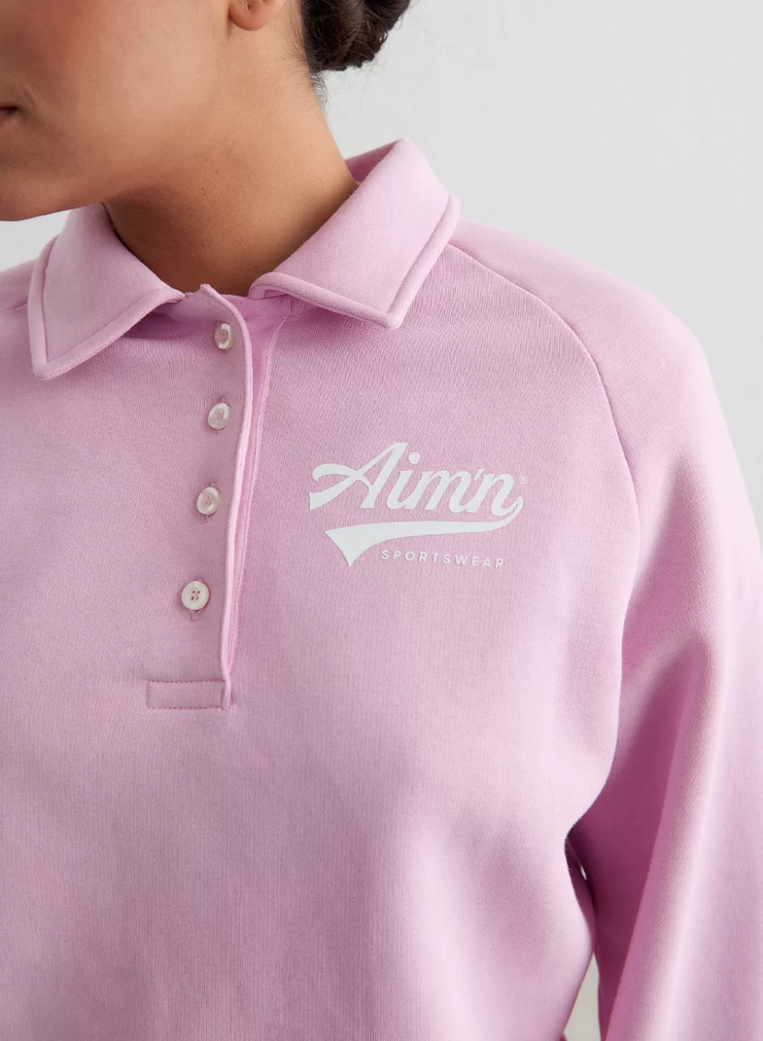 AIM’N Pitch Polo Sweatshirt Cotton candy Discount