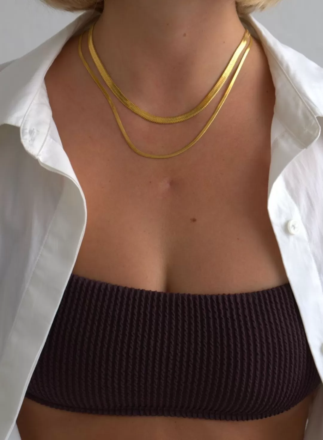 AIM’N Waterproof Double Necklace Gold Cheap