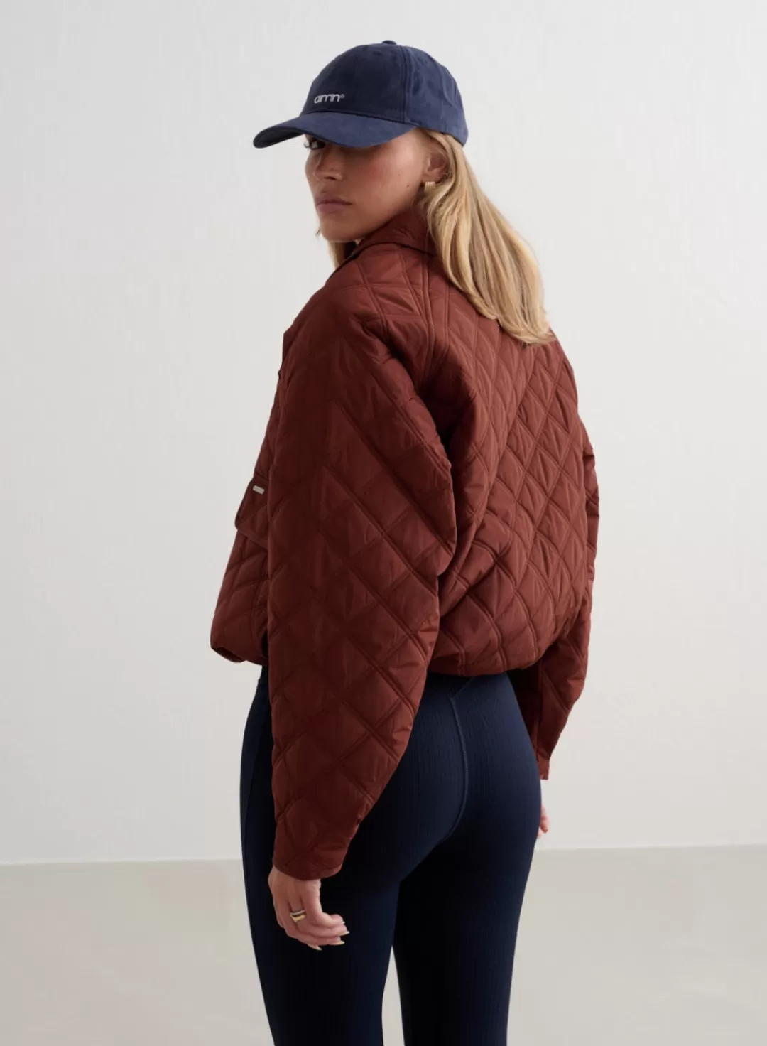 AIM’N Quilted Femme Jacket Mahogany Shop