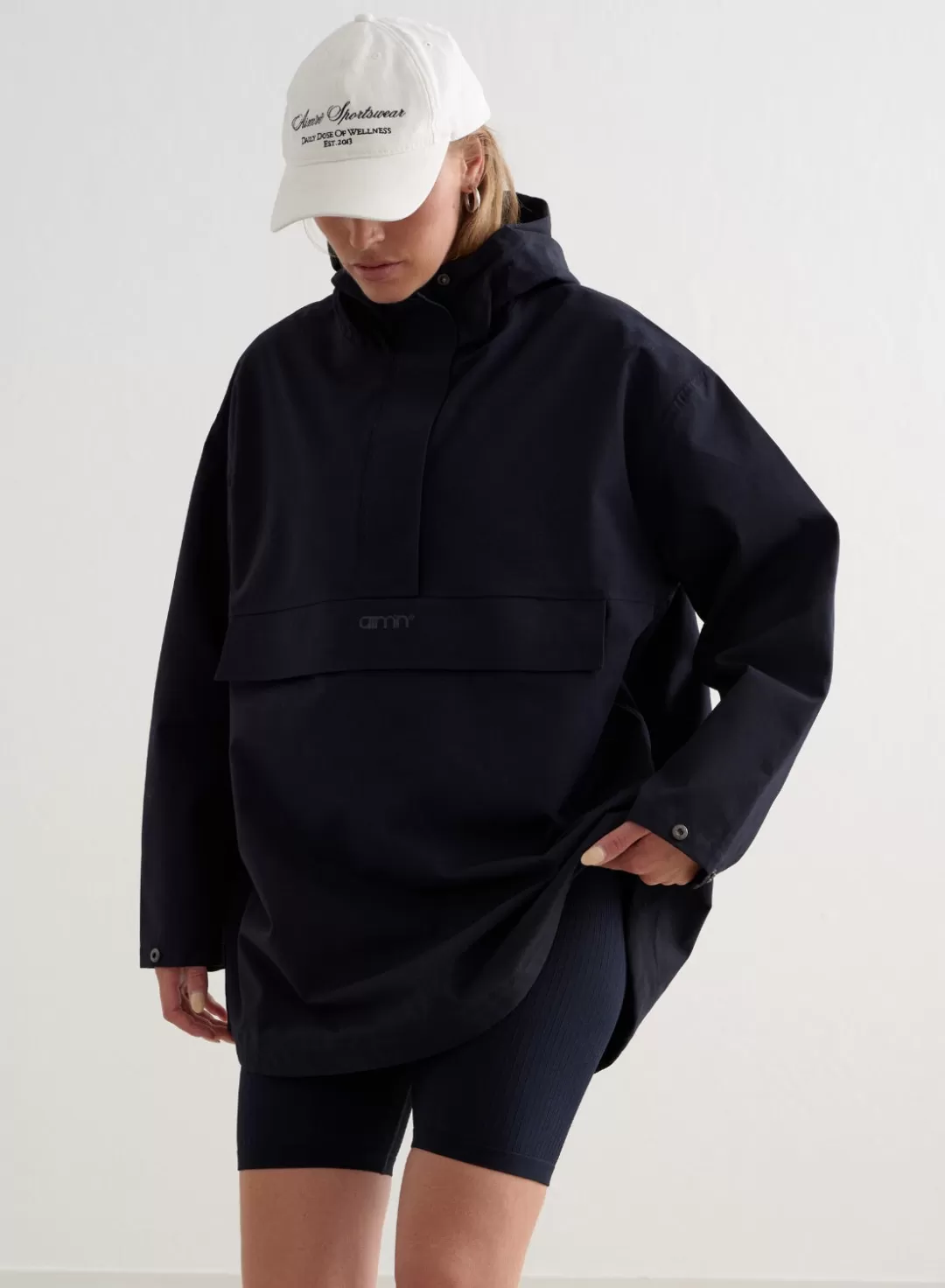 AIM’N Waterproof Oversized Anorak Navy Outlet