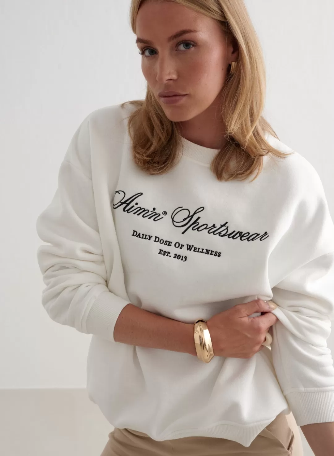 AIM’N Heritage Sweatshirt Off white Hot