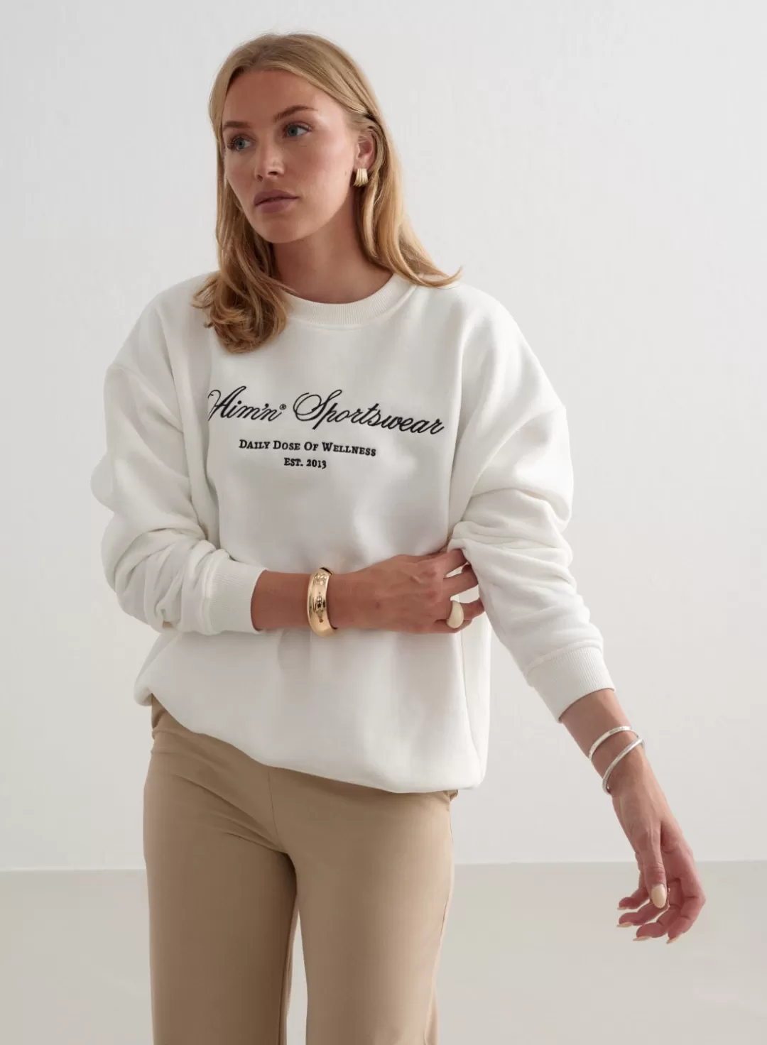 AIM’N Heritage Sweatshirt Off white Hot