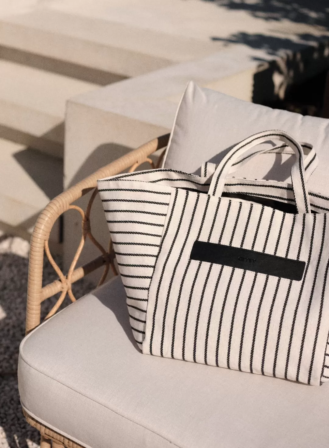 AIM’N Off-white Beach Tote Bag Clearance