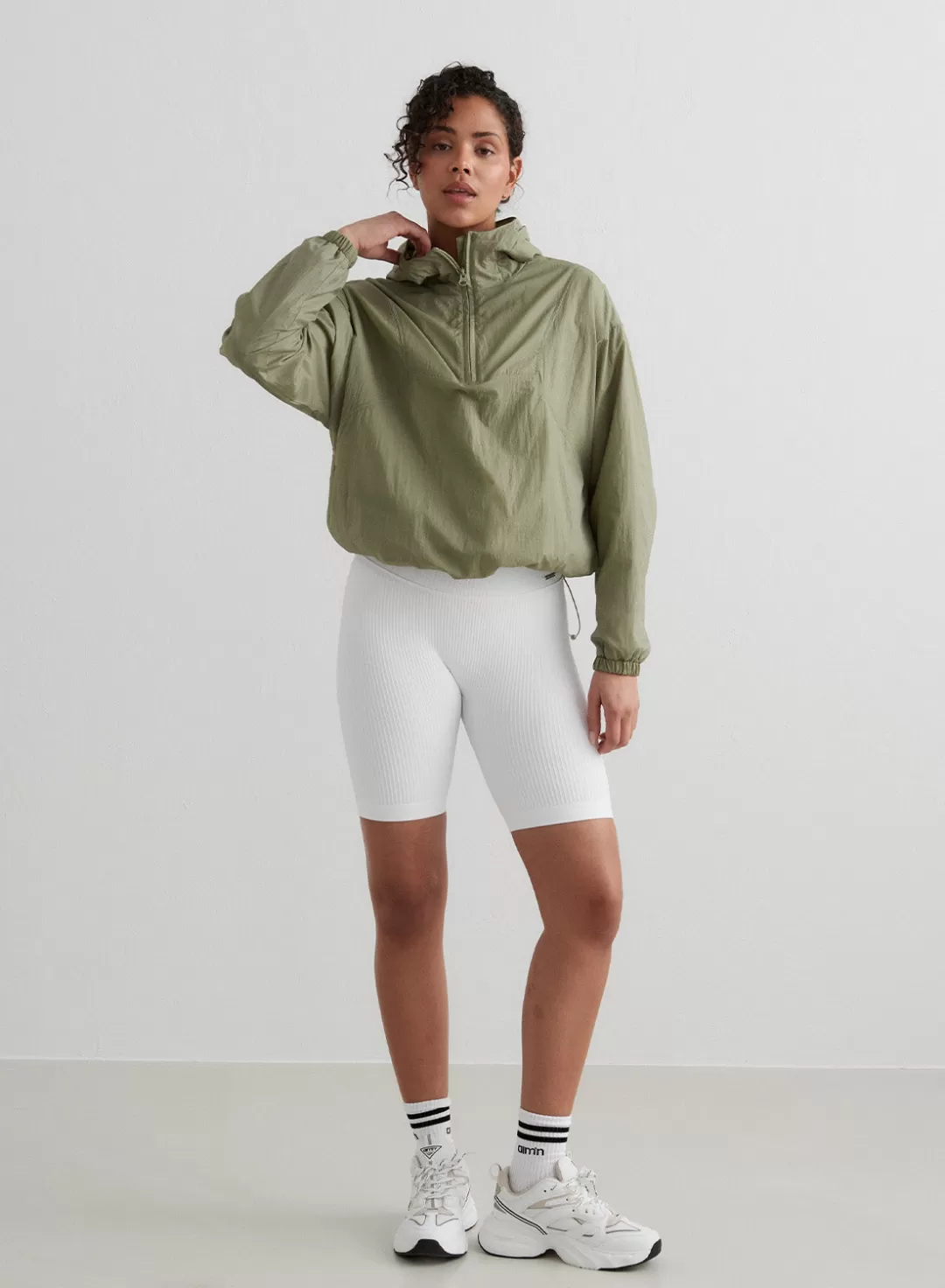 AIM’N Pale Khaki Lightweight Anorak Pale-khaki New