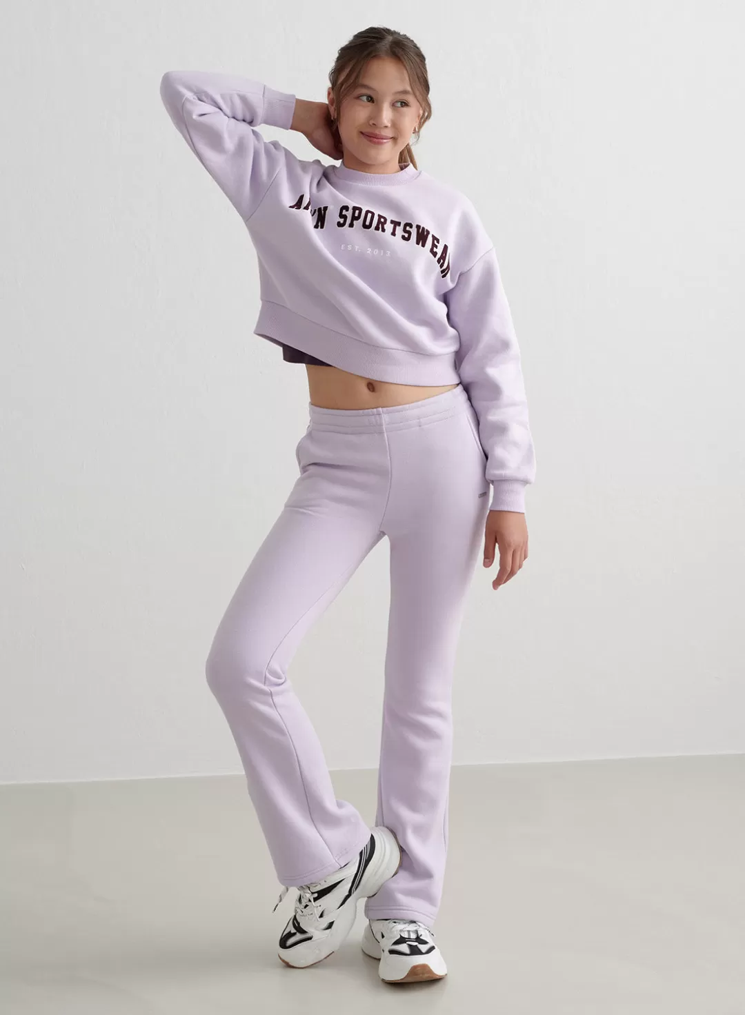 AIM’N Young Flare Sweatpants Pale lavender Online