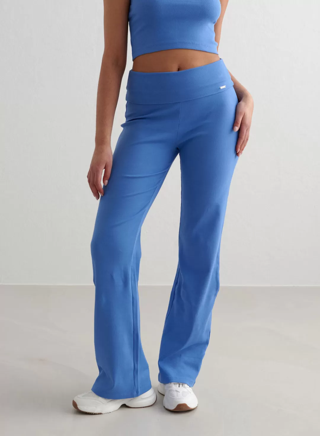 AIM’N Ease Ribbed Pants Sea Hot