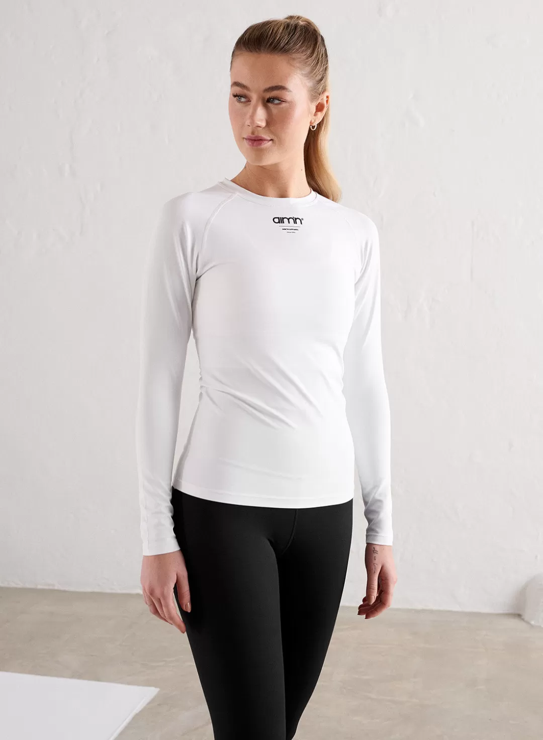 AIM’N Edge Core Long Sleeve White Sale