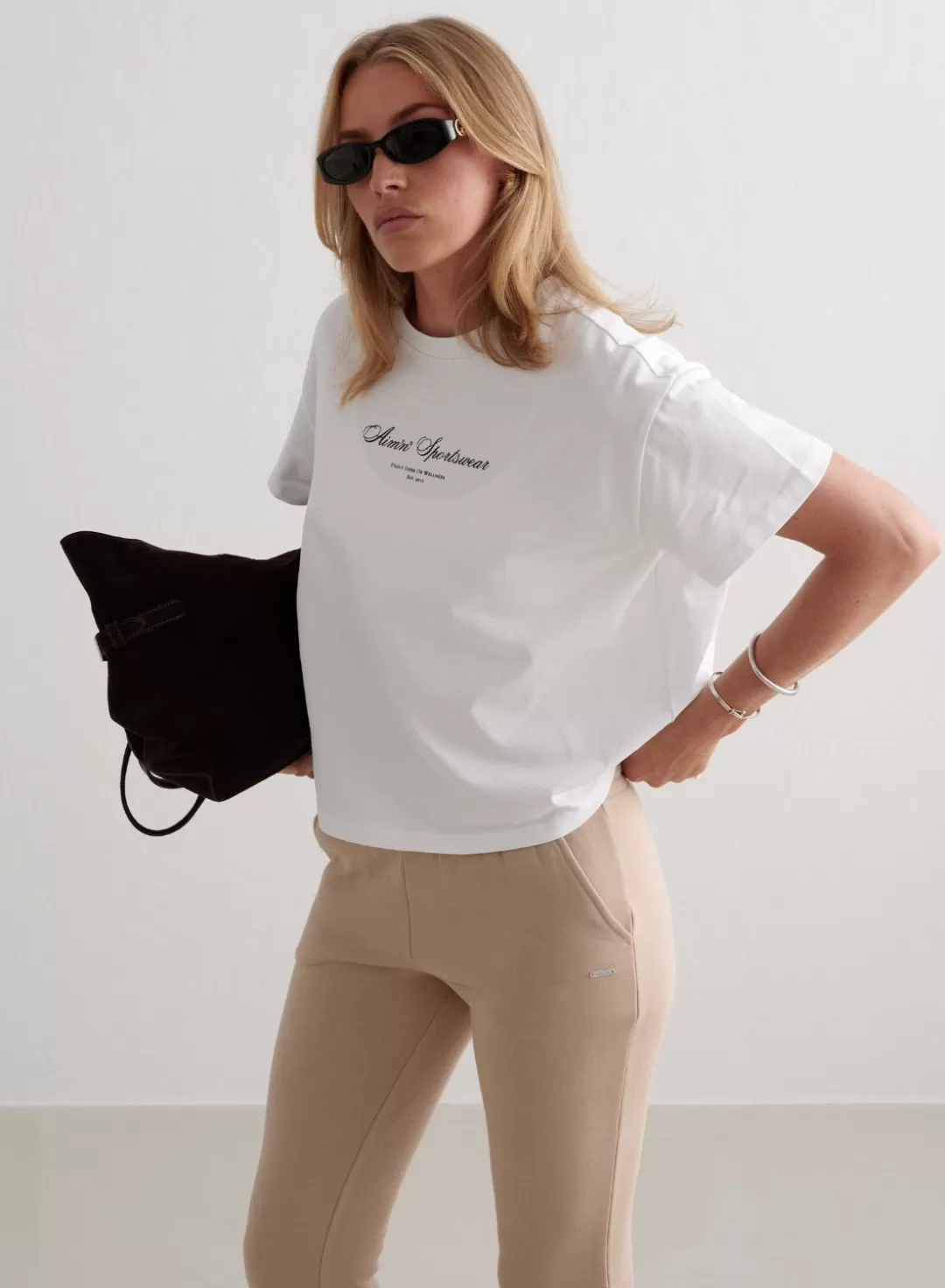 AIM’N Heritage Boxy T-shirt White Discount