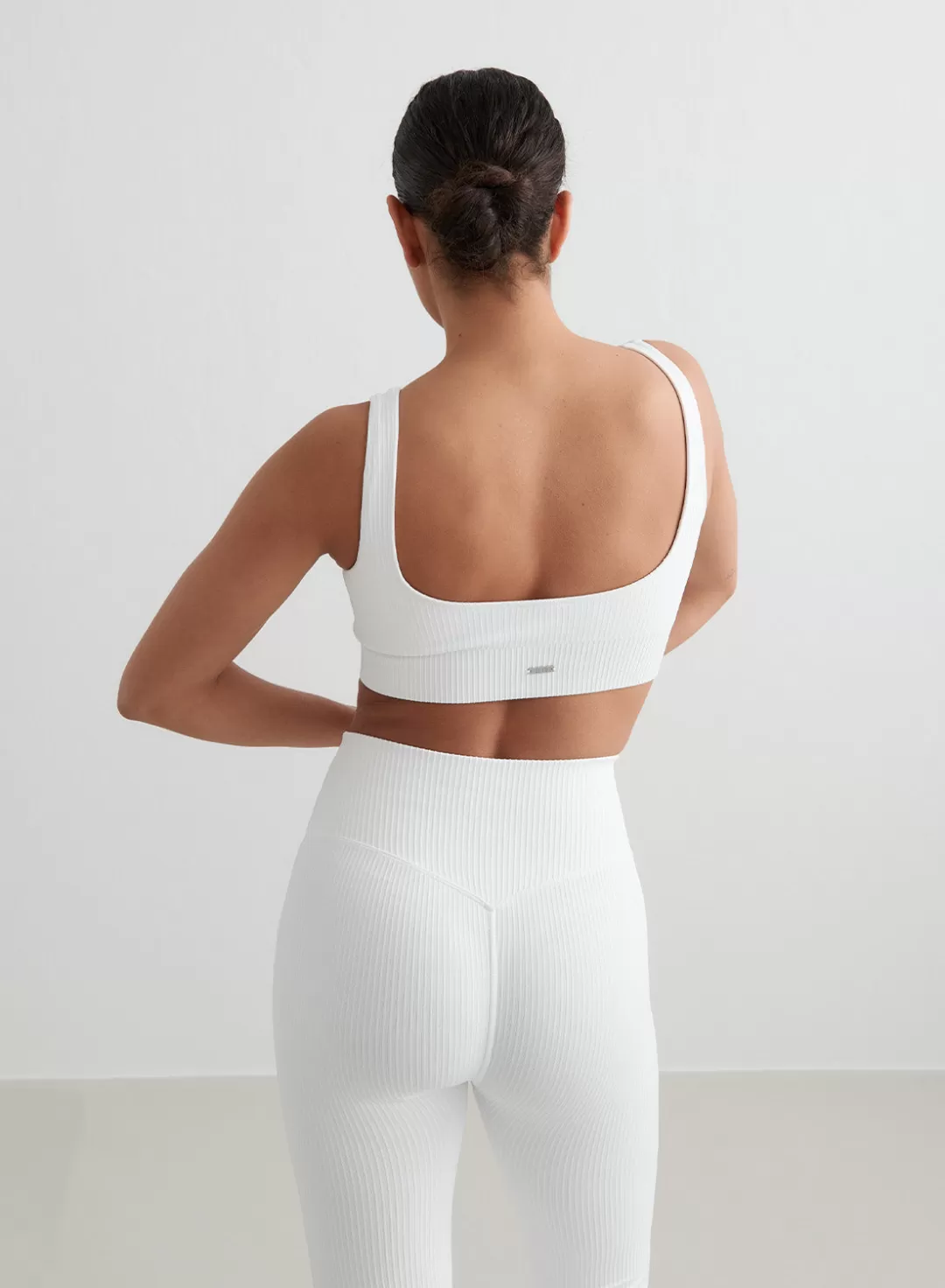 AIM’N Ribbed Seamless Bra White Outlet