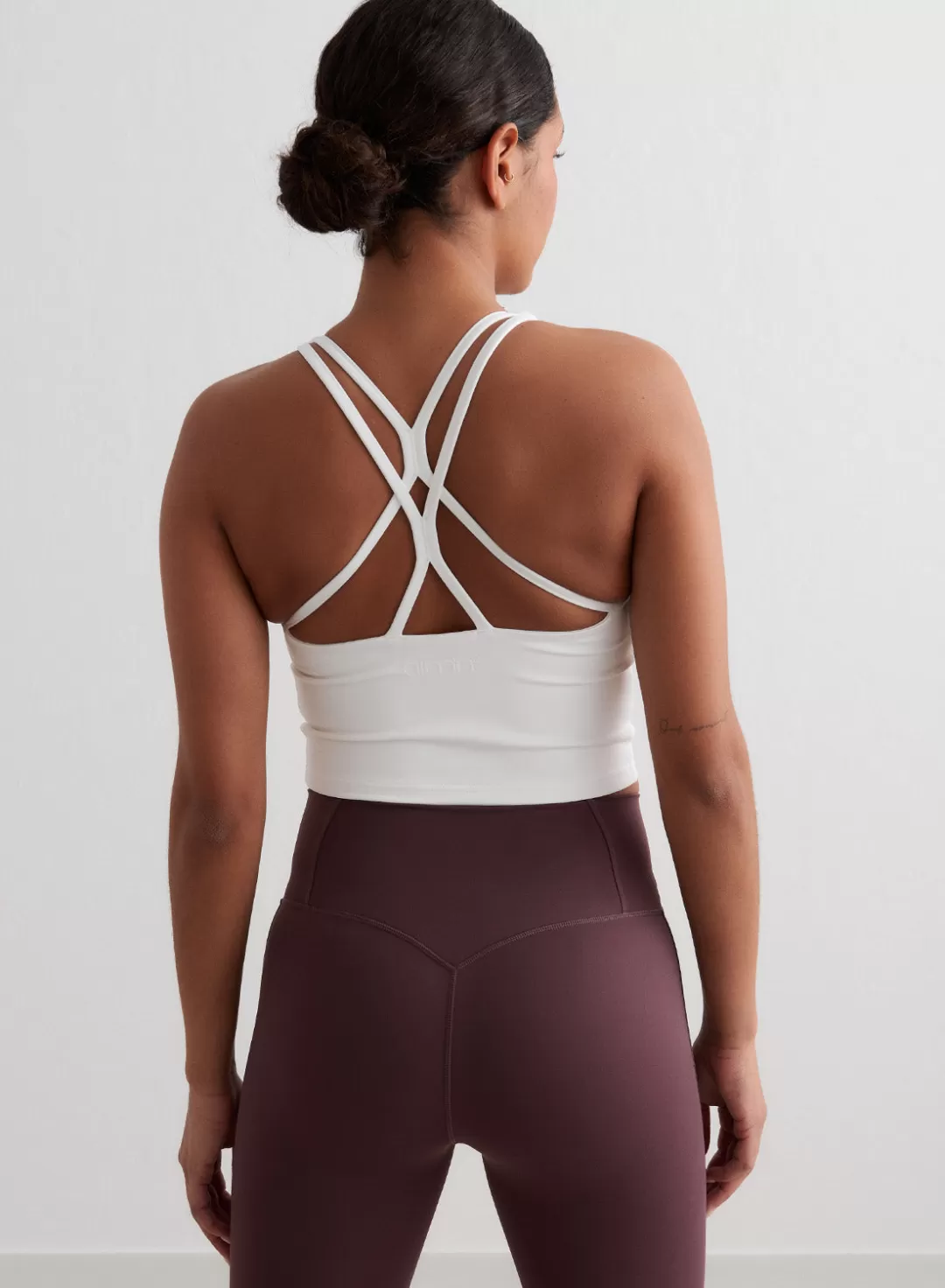 AIM’N Sculpting Strappy Bralette White Outlet