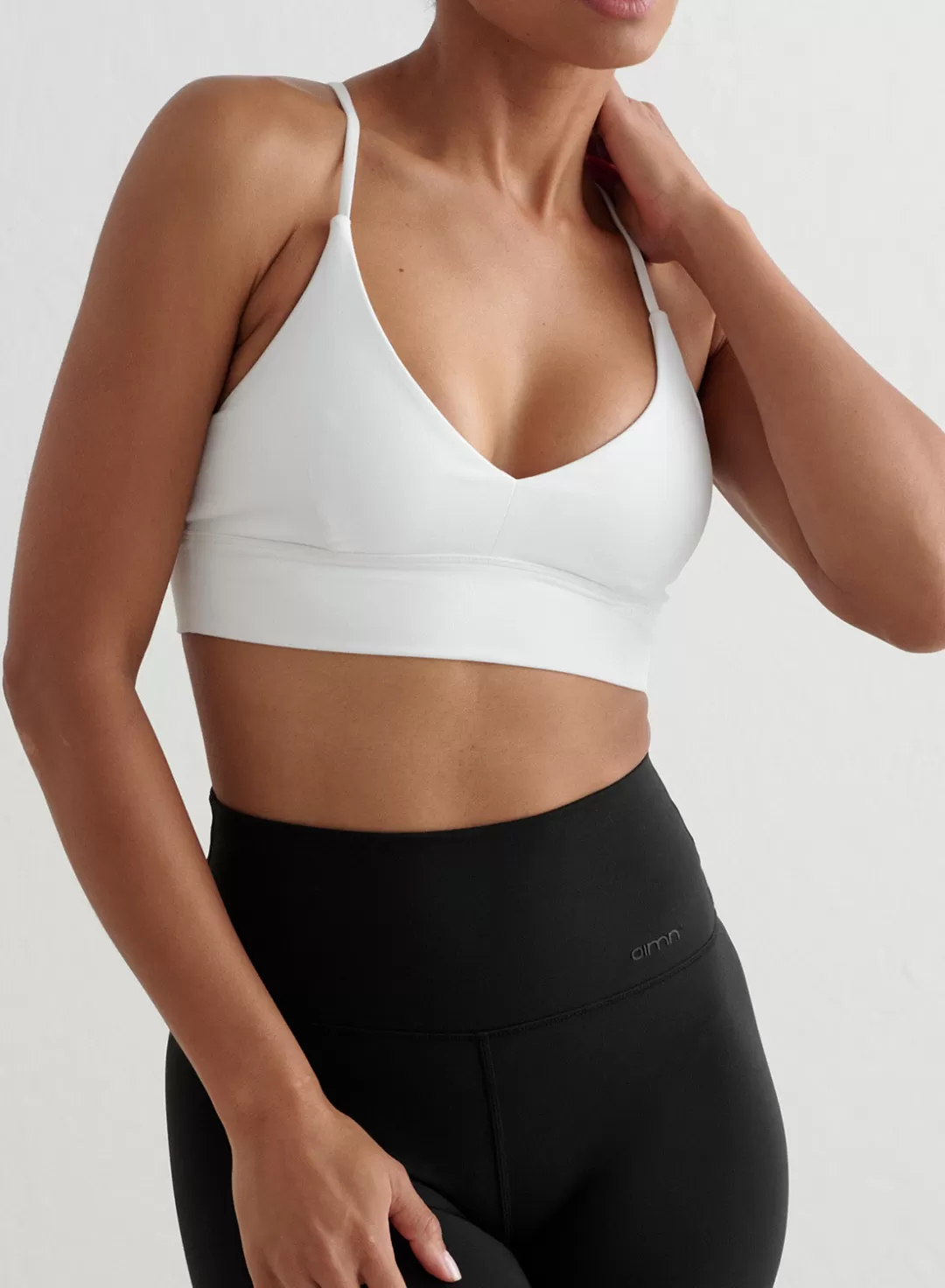 AIM’N Sense Strap Bra White Cheap